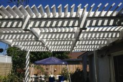 freestanding louvered patio cover