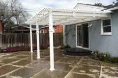 routed picket patio cover