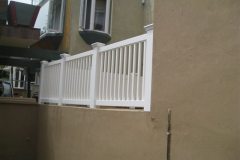 Vinyl railing